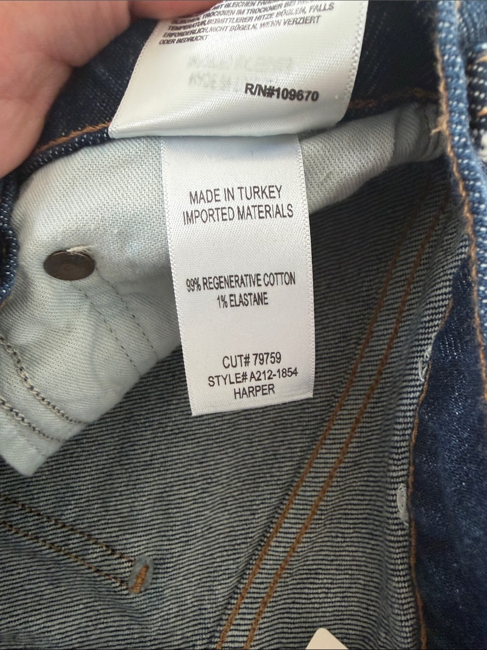 NWOT Agolde Harper Wide Jeans - Picture 3 of 5